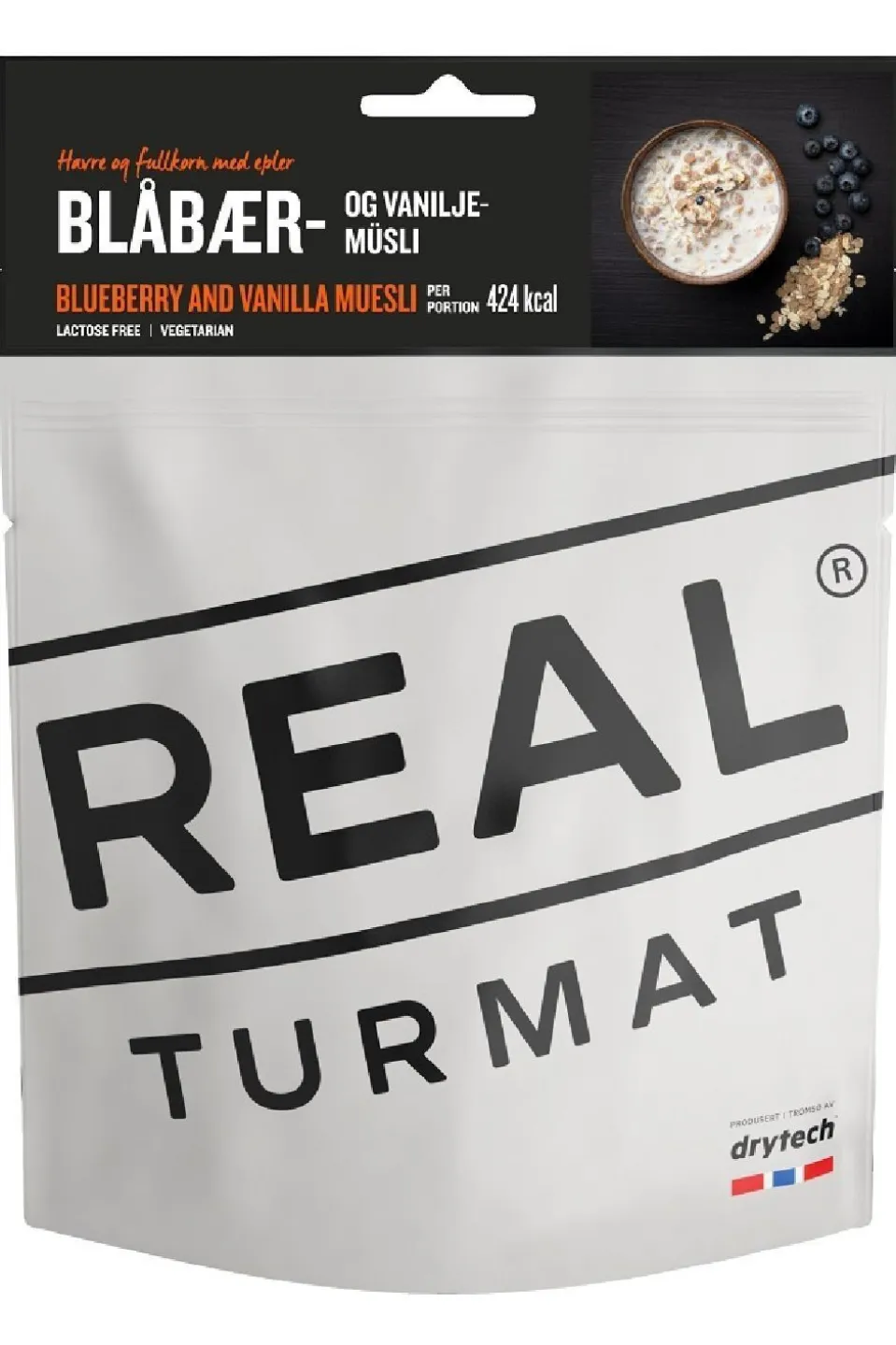 Real Turmat Blueberry And Vanilla Musli