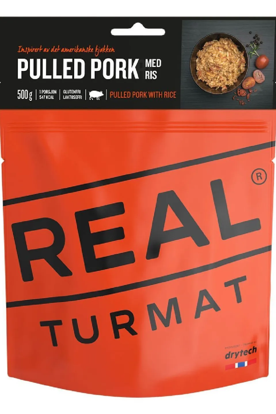 Real Turmat Pulled Pork With Rice