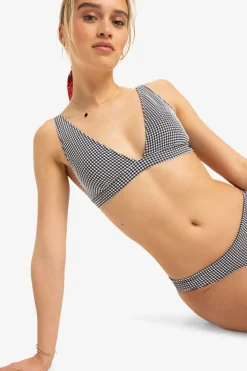 Roxy Top Gingham Elongated