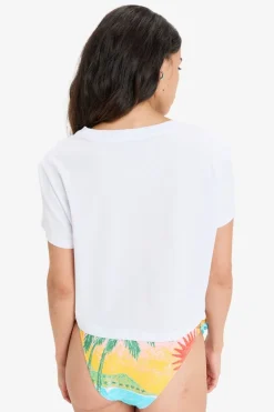 Roxy T-Shirt Atlas Oceanregular Crop