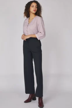 Selected Broek Rita Dark Sap Mel