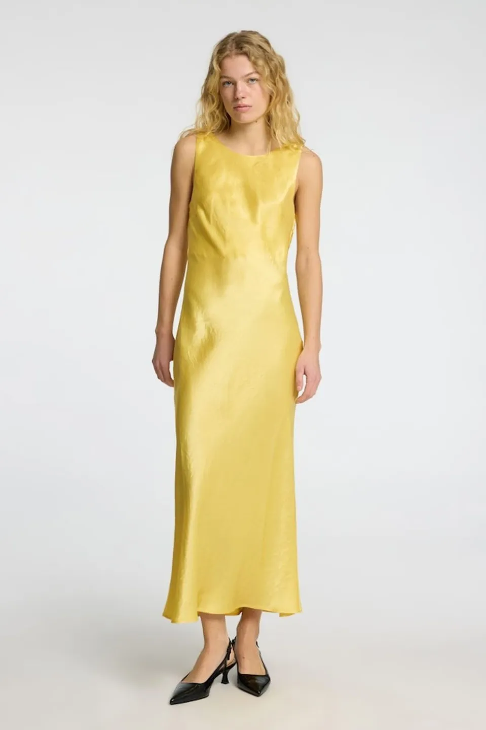 Selected Jurk Selene Sl Cowl Back
