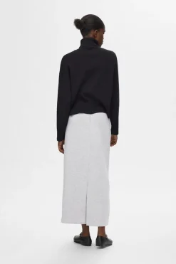 Selected Rok Jamila Hw Midi Skirt