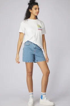 Selected Short Krista Light Blue