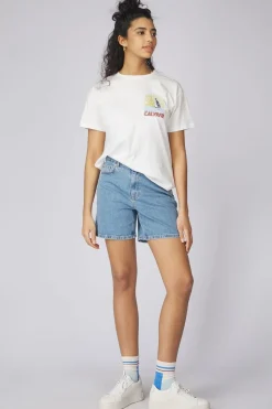 Selected Short Krista Light Blue