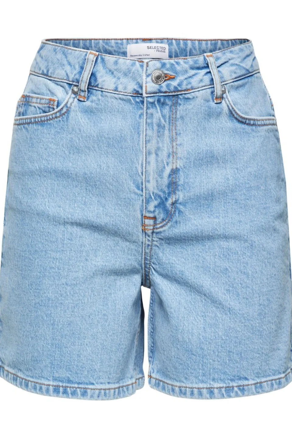 Selected Short Krista Light Blue