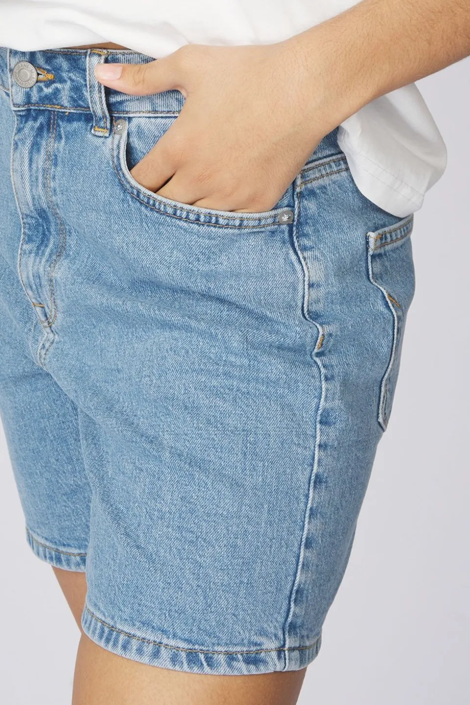 Selected Short Krista Light Blue