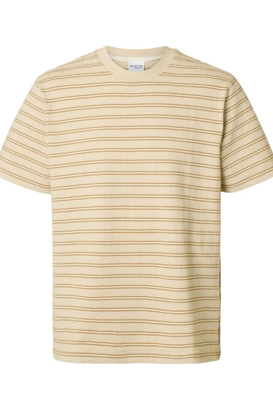 Selected T-Shirt Eli Seersucker