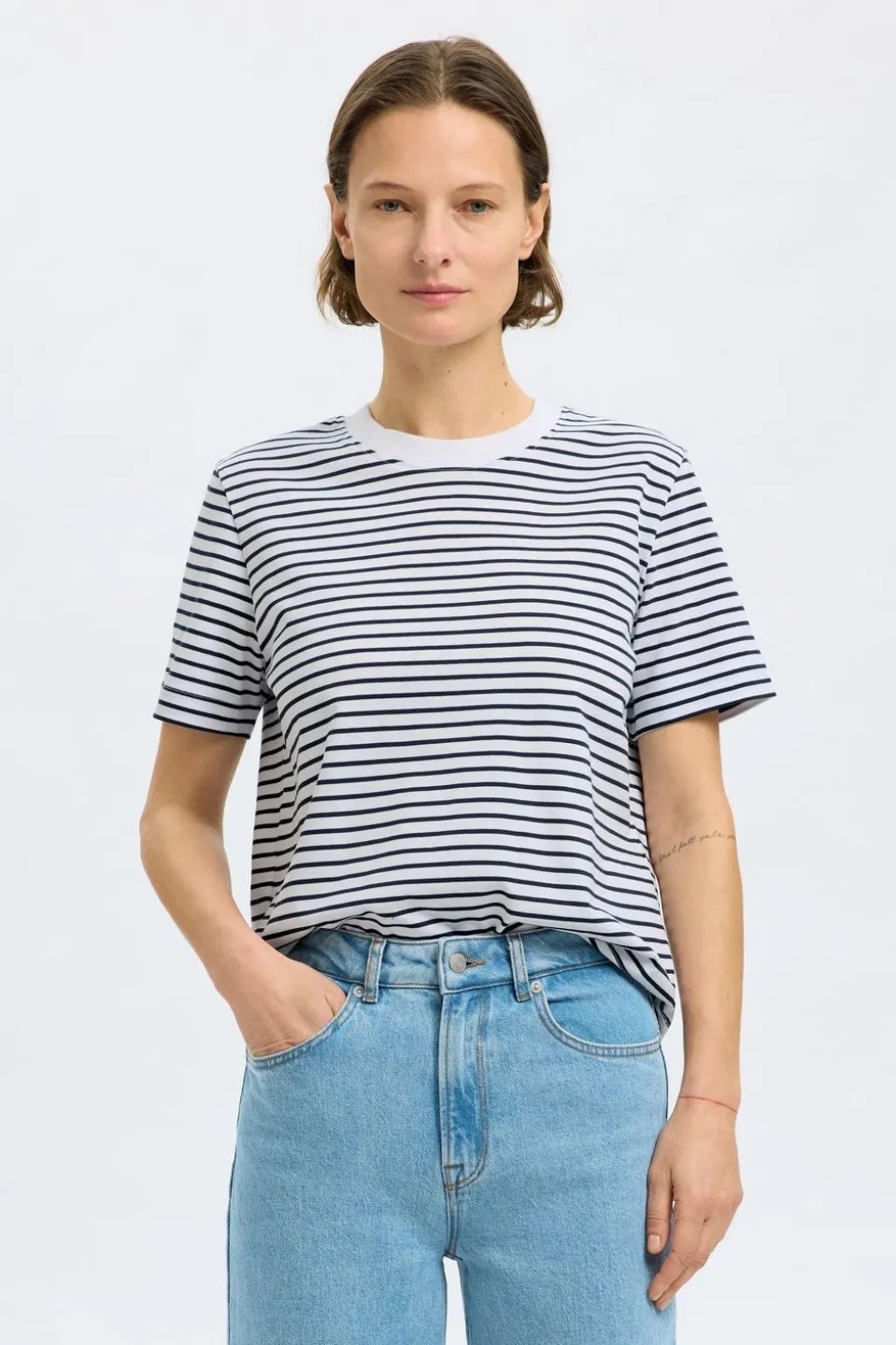 Selected T-Shirt Essential Stripedoxy