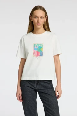 Selected T-Shirt Essential Boxy Printed