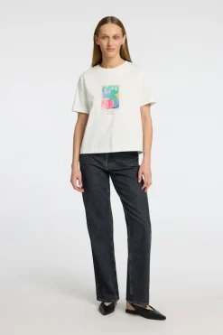 Selected T-Shirt Essential Boxy Printed