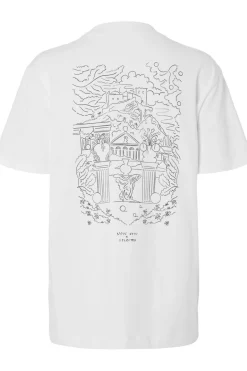 Selected T-Shirt Relax Colwoman Printed Snow