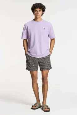 Shiwi Zwemshort Nick Quick Dry 6 Inch Wavy Coral