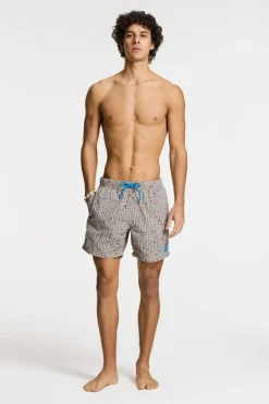 Shiwi Zwemshort Nick Quick Dry 6 Inch Geo Storm