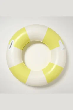 Sunnylife Speelgoed Slim Tube Pool Ring Tides Out Citrus Stripe