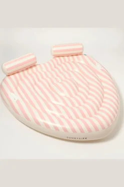 Sunnylife Speelgoed Twin Heart Lie-On Stole My Heart Pink Stripe