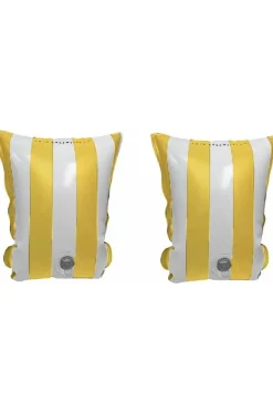 Swim Essentials Zwemarmbandjes -  Yellow Striped - Inflatable Swimming Armbands 2-6