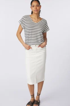 Tom Tailor Rok Skirt Denim White