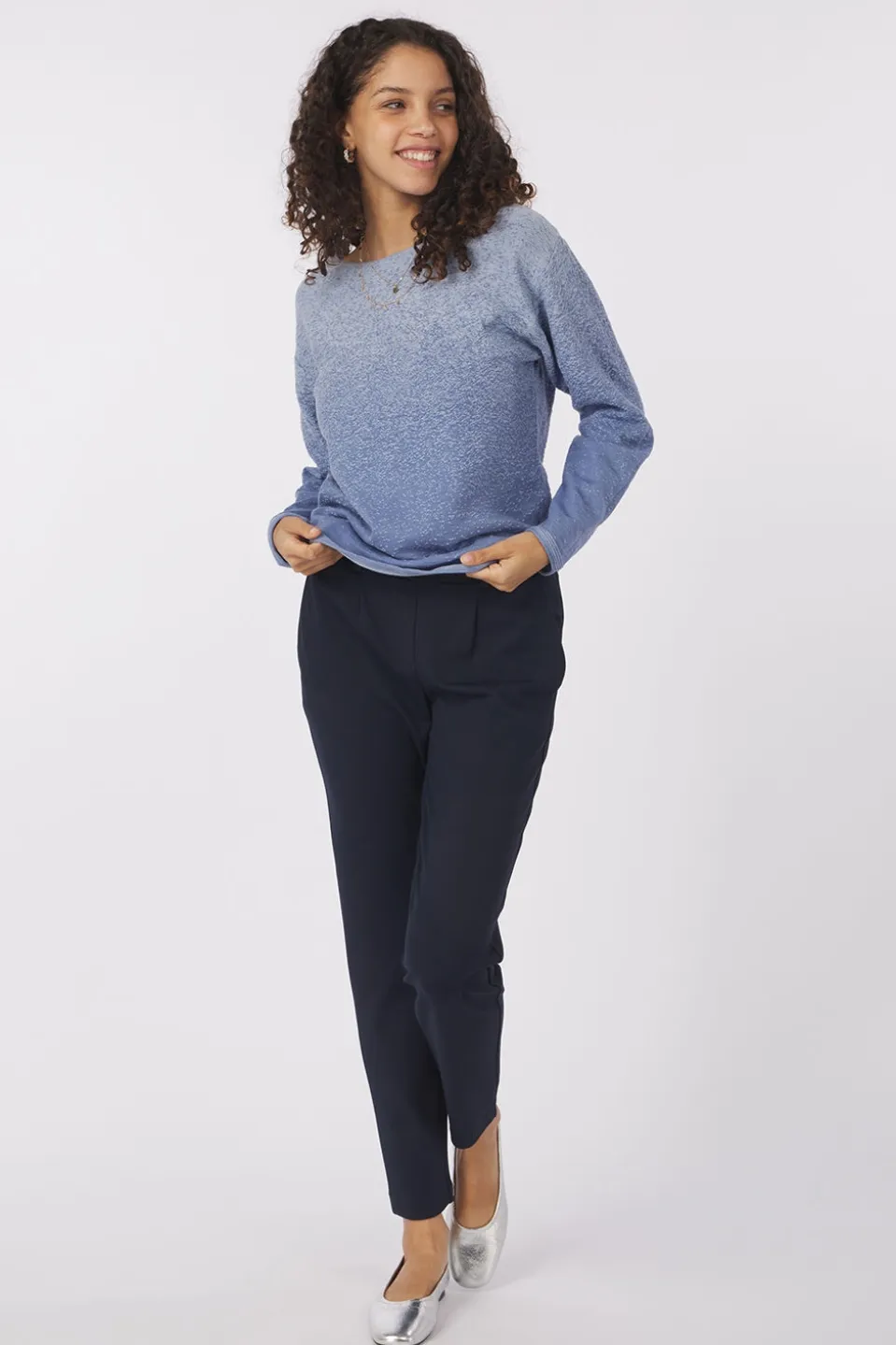 Tom Tailor Trui Knit Degrade Boatneck
