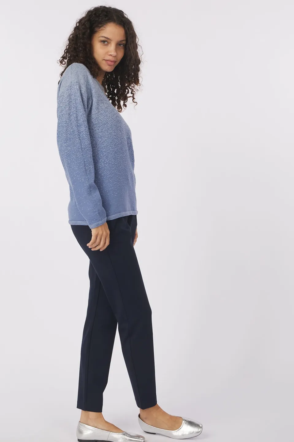 Tom Tailor Trui Knit Degrade Boatneck