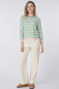 Tom Tailor Trui Knit Striped Boatneck