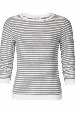 Tom Tailor Trui Stripe Jacquard Sweatshirt