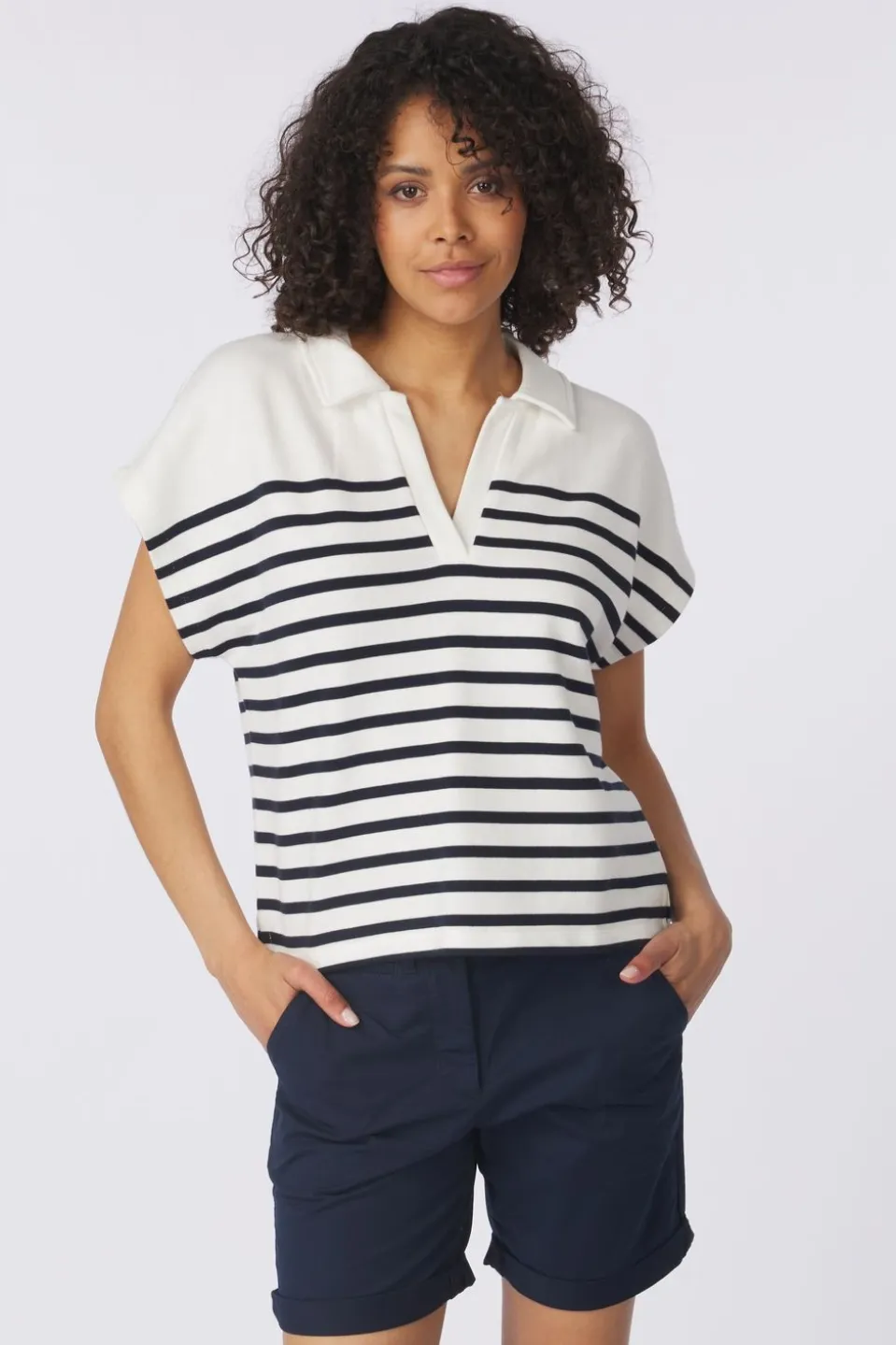 Tom Tailor Trui Sweatshirt Striped Polo