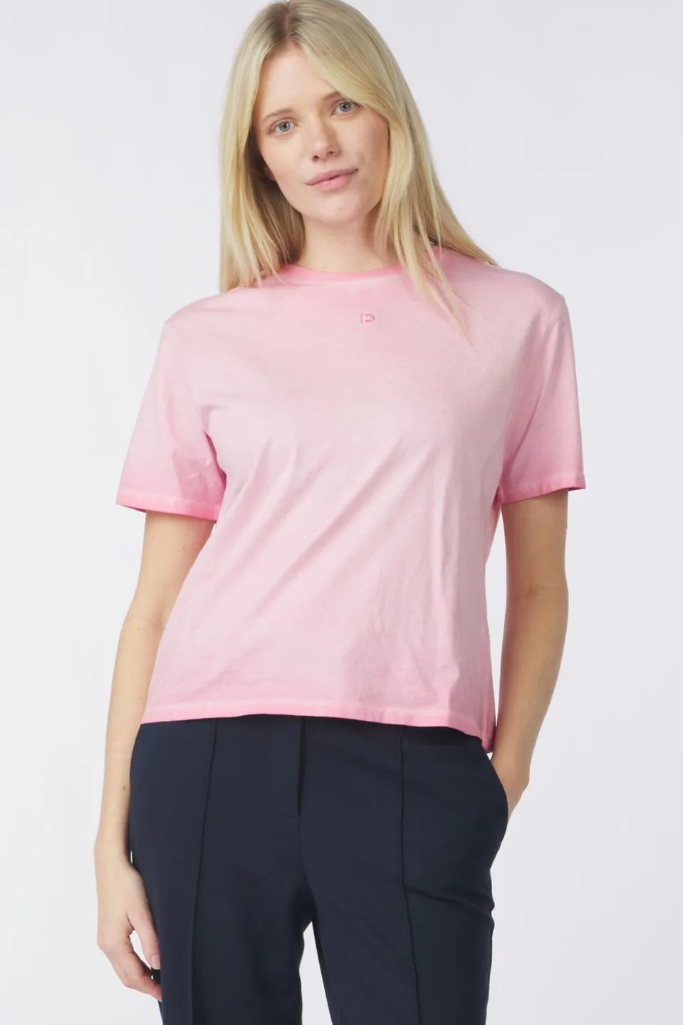 Tom Tailor T-Shirt Boxy Logo T-Shirt
