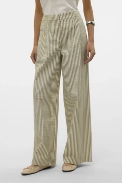 Vero Moda Broek Siv Wide Striped