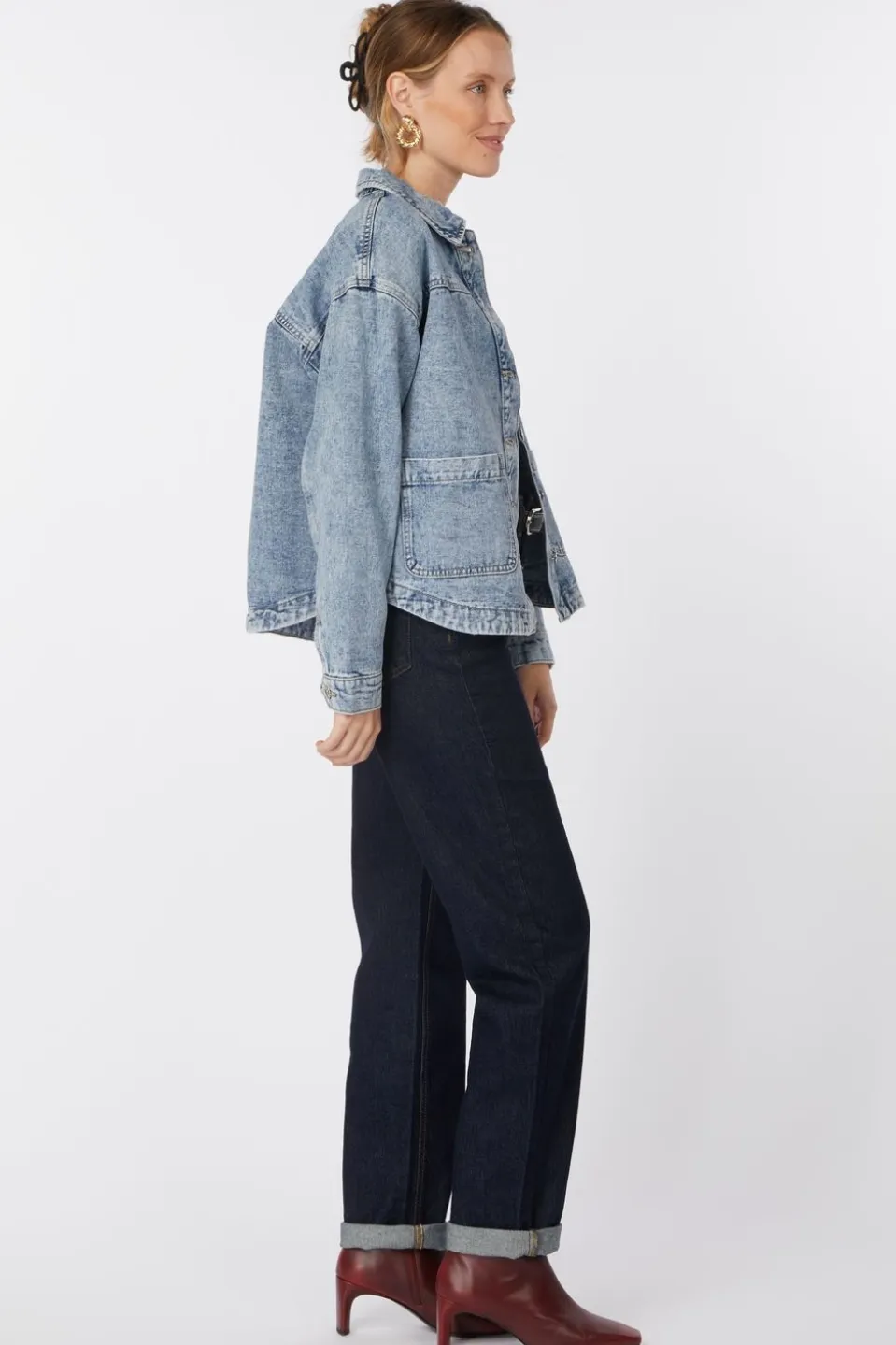 Vero Moda Mantel Jamie Denim Shacket Mix