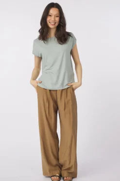 Vero Moda T-Shirt Lava Plain Lurex Strip
