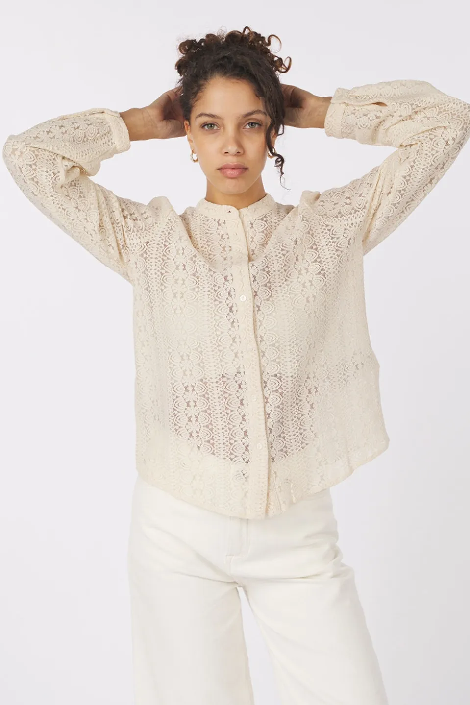Vila Hemd Chikka Lace-