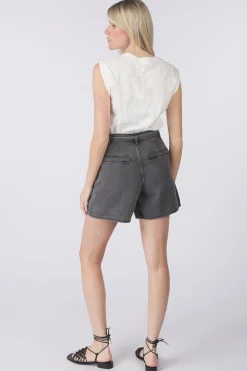 Vila Short Kiki Belt Denim