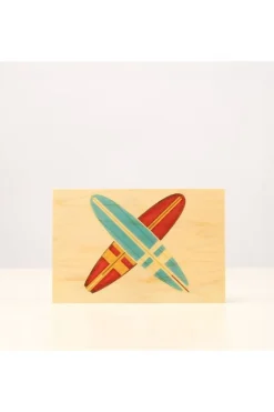 Woodhi Gadget Postcard Surf