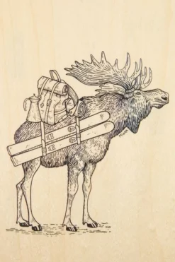 Woodhi Gadget Postcard Winter Elan