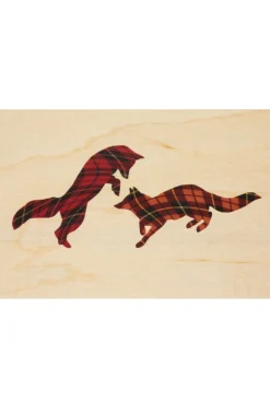 Woodhi Wenskaart Postcard Renards