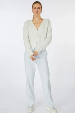 Yaya Broek High Waist Straight Leg Pantalon With Belt Detail