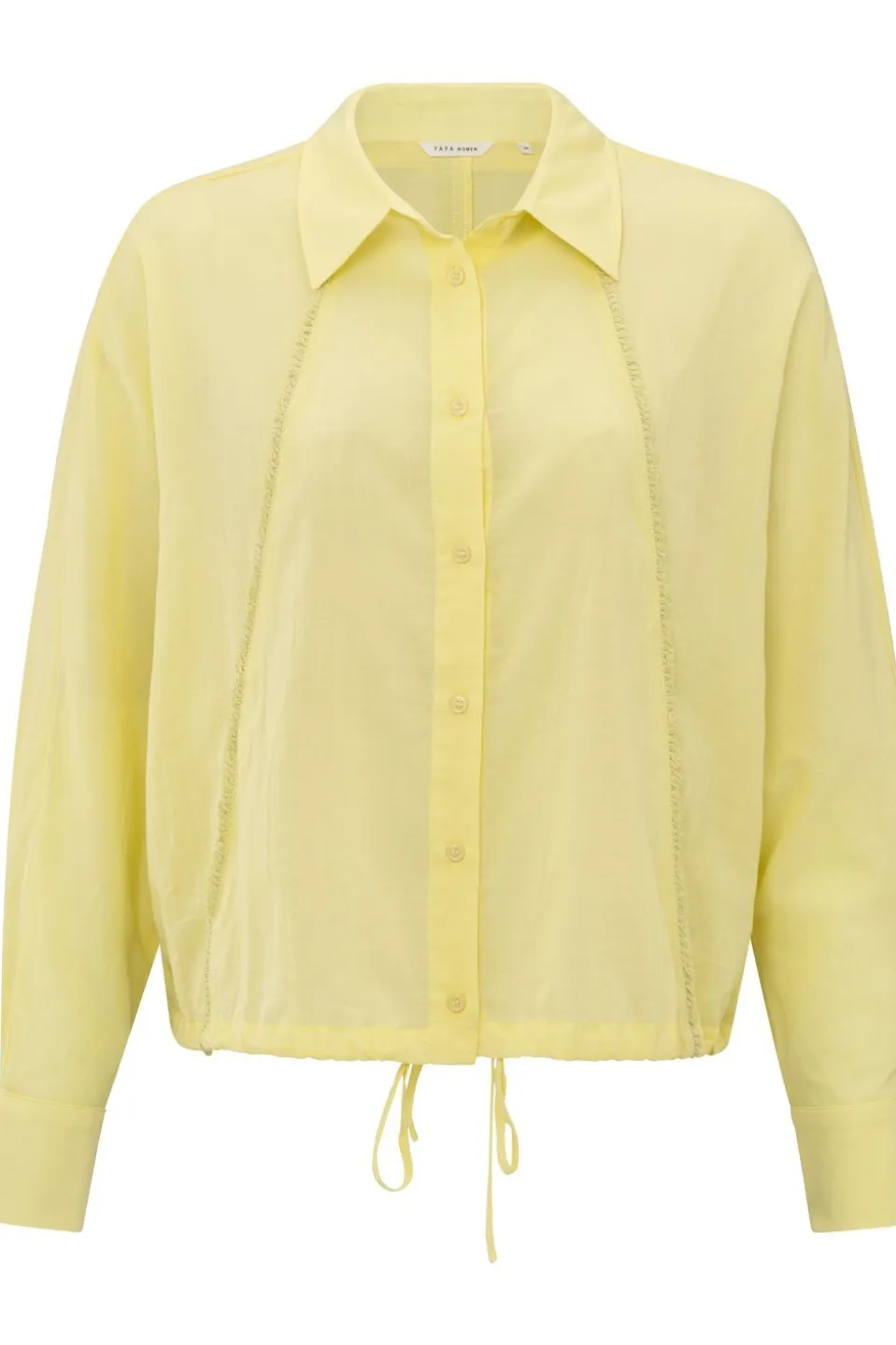 Yaya Hemd Batwing Blouse With Edges
