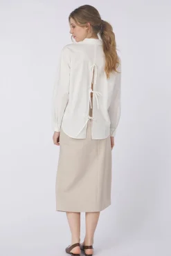 Yaya Hemd Poplin Shirt With Bows