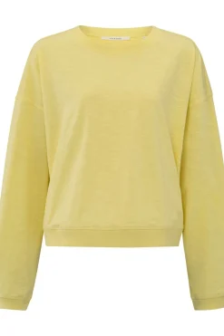 Yaya Trui Sweatshirt With Slub Effect