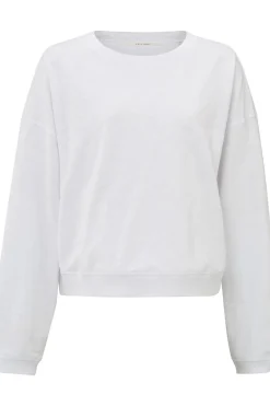 Yaya Trui Sweatshirt With Slub Effect
